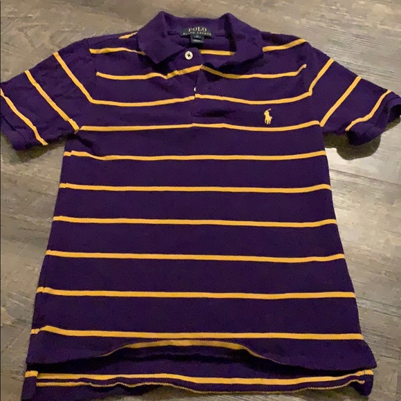 Polo Ralph Lauren Other - Size 8 purple and gold polo shirt